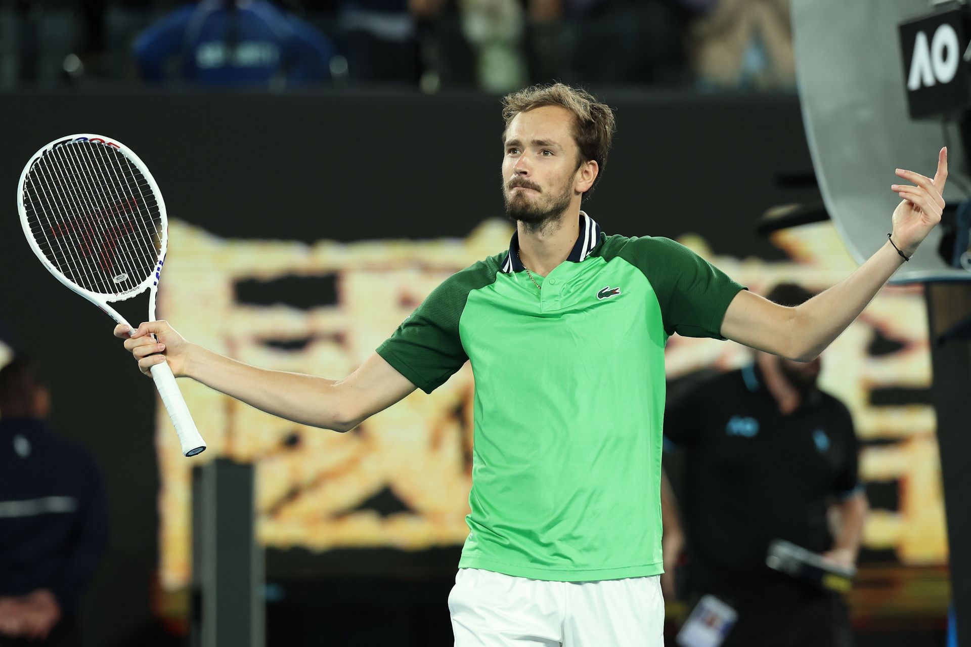 Daniil Medvedev is into his third Australian Open final.