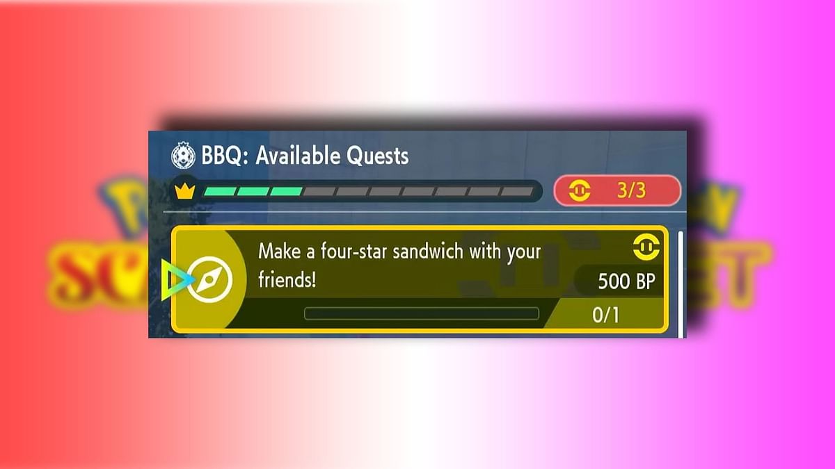 How to make a fourstar sandwich in Indigo Disk Pokemon Scarlet and Violet