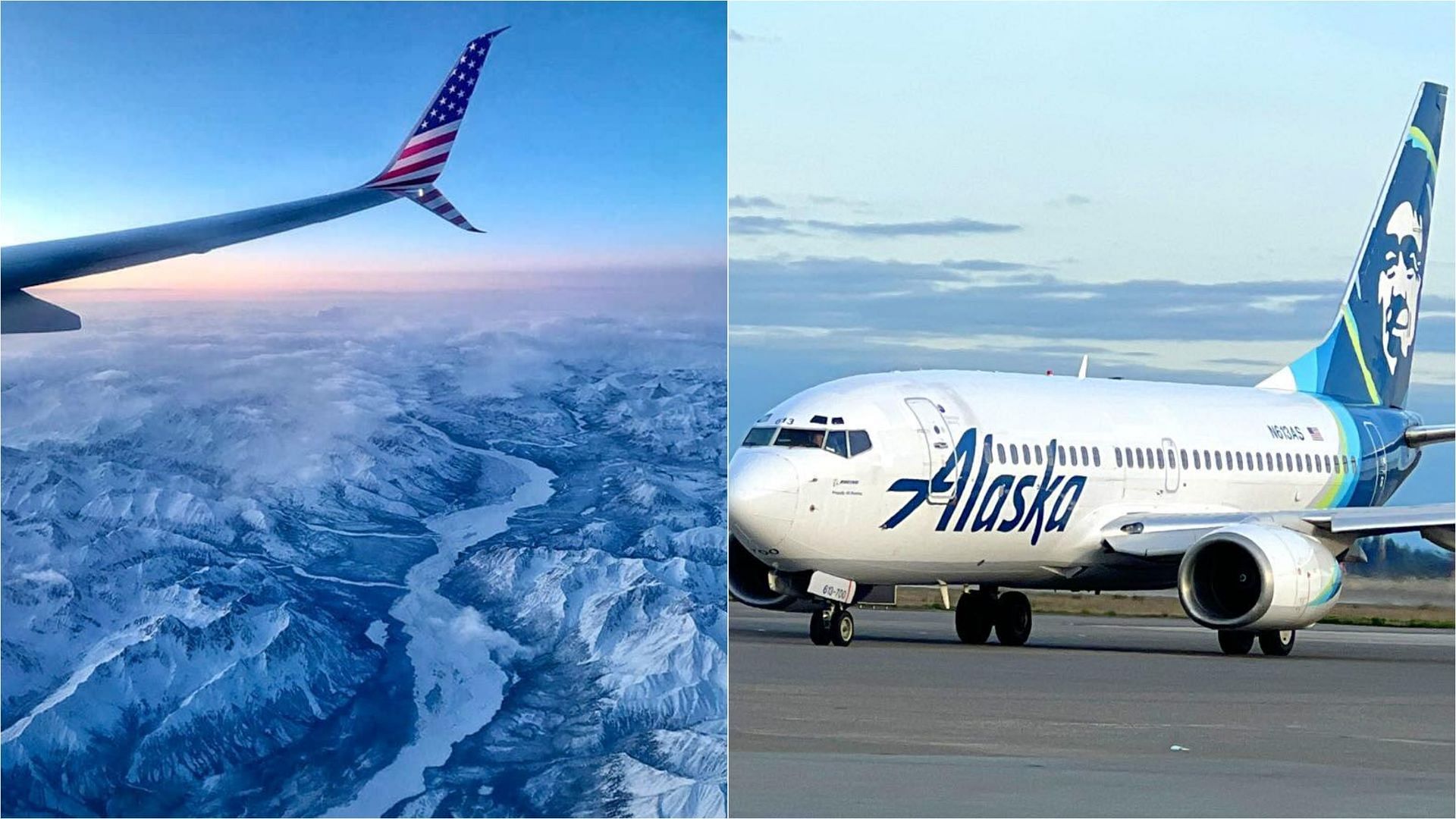 An Alaska Airlines flight made an emergency landing (Image via Facebook / Erin Otness / Planeclicker_)