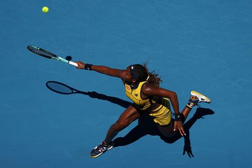 Coco Gauff at the 2024 Australian Open