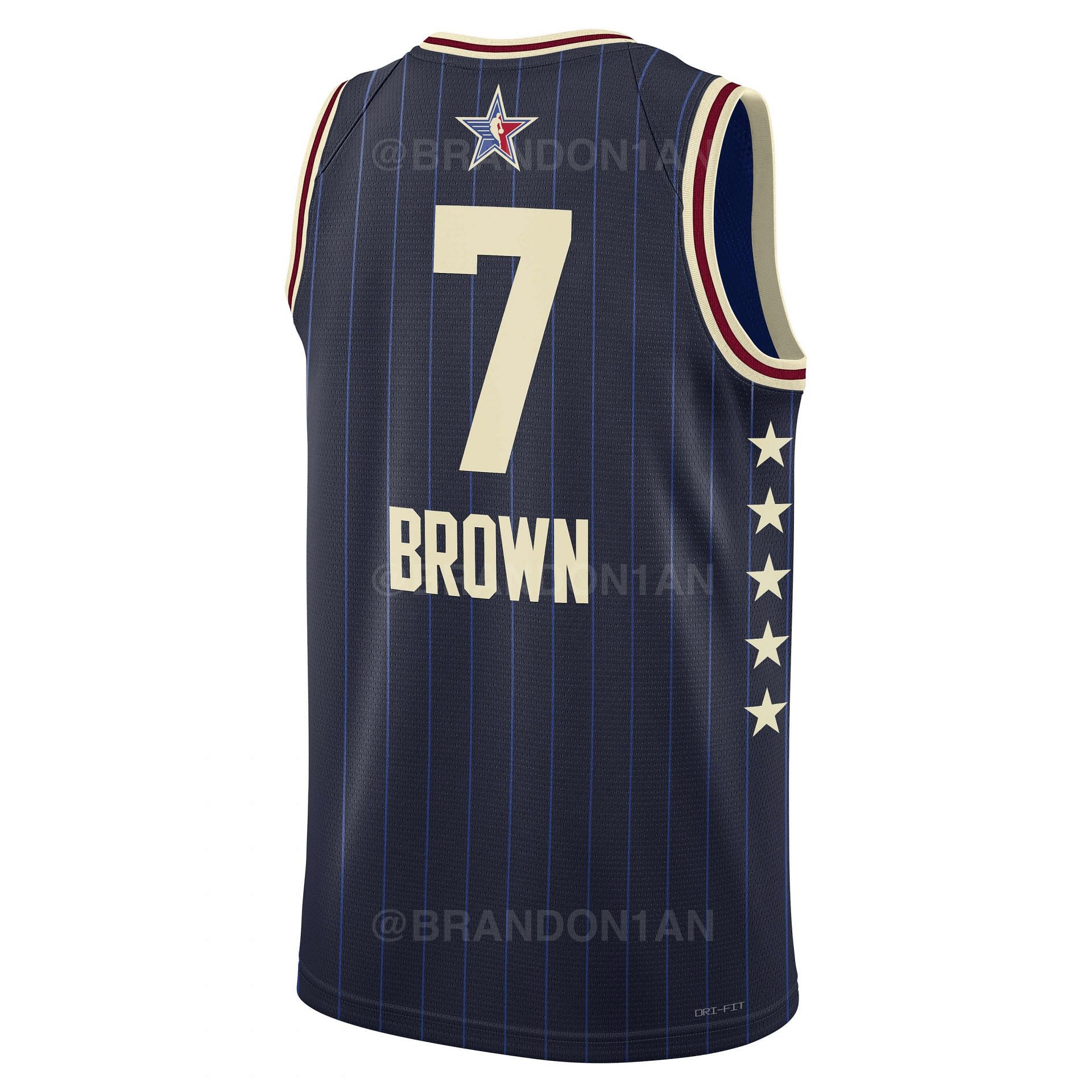 2024 NBA All-Star jersey (back)