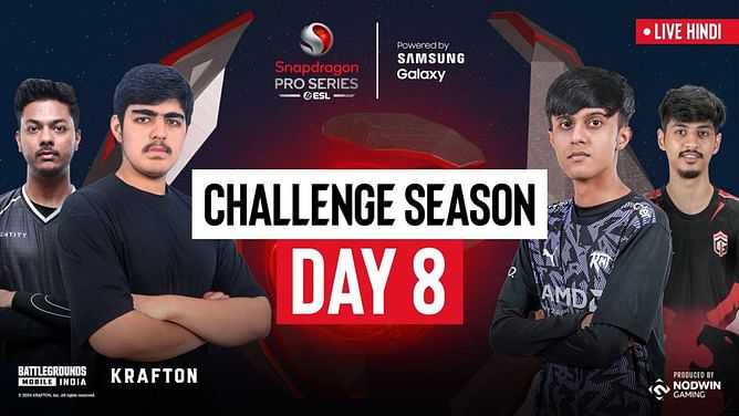 ESL BGMI Pro Series 2024 Challenge Season Day 8: Teams, map schedule, and more