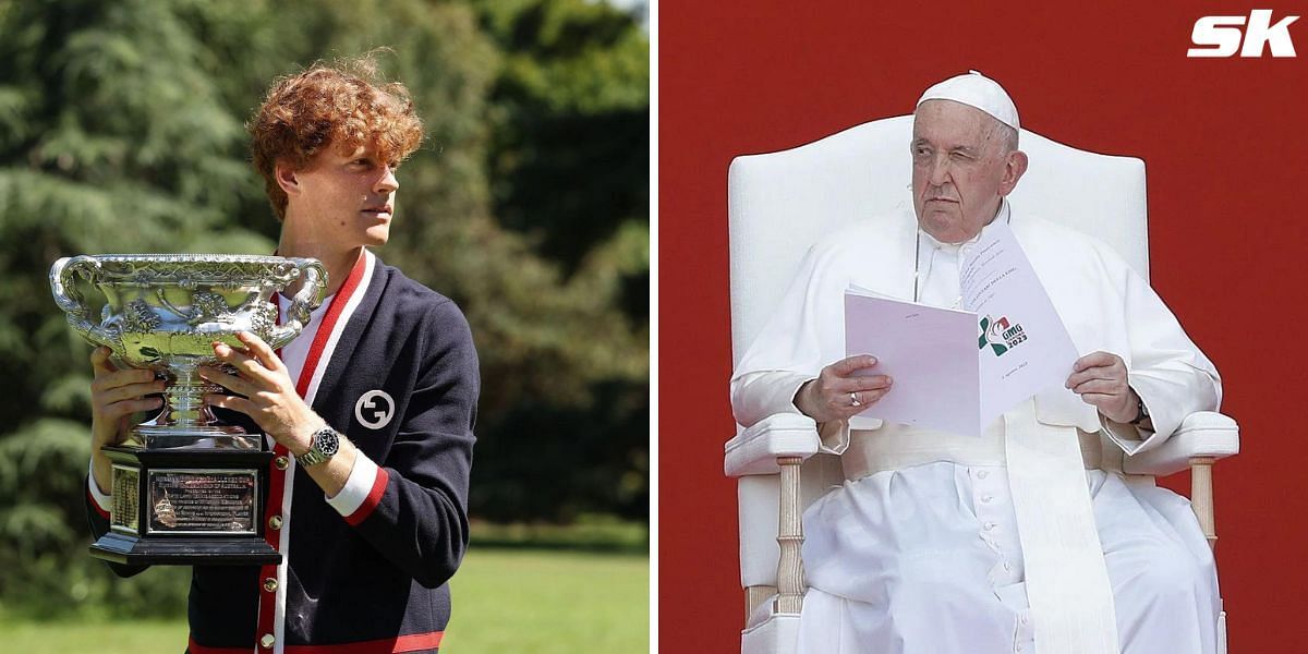 Jannik Sinner and Pope Francis