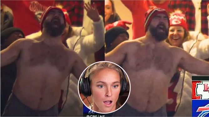Kylie Kelce reveals real reason for opposing Jason Kelce's viral shirtless moment: "Had to reel him back in"