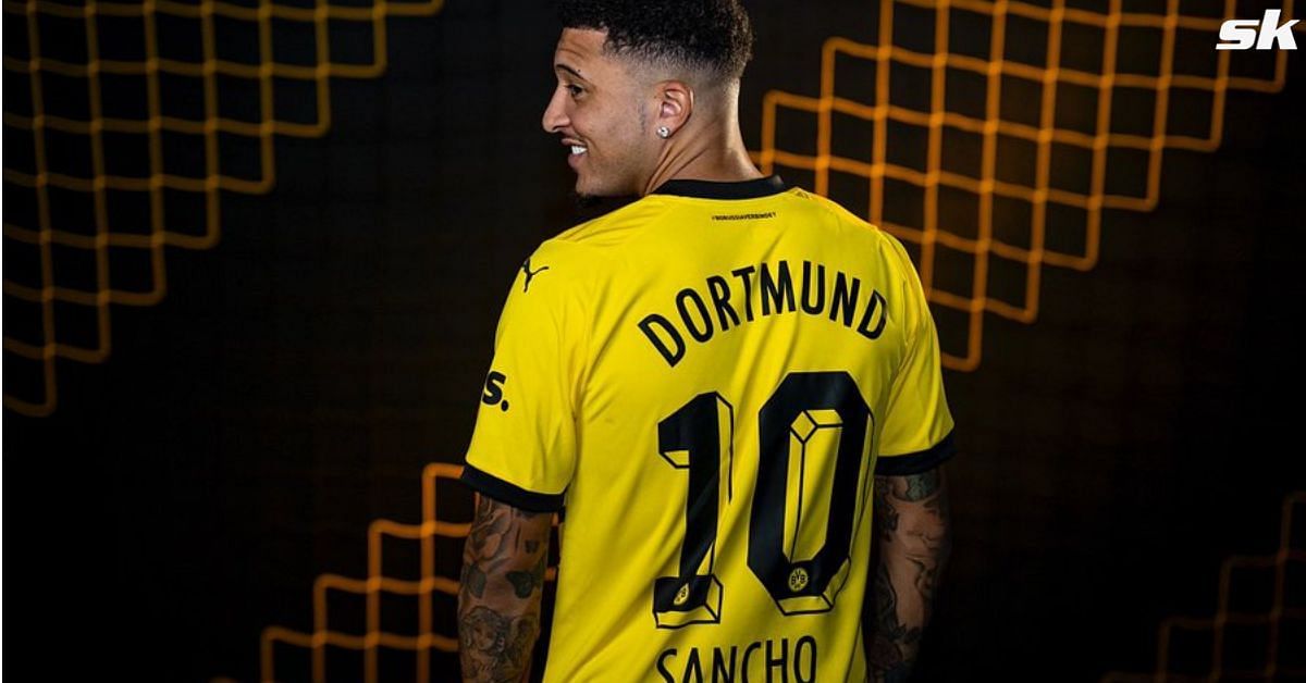 Jadon Sancho joined Manchester United from Borussia Dortmund in 2021.