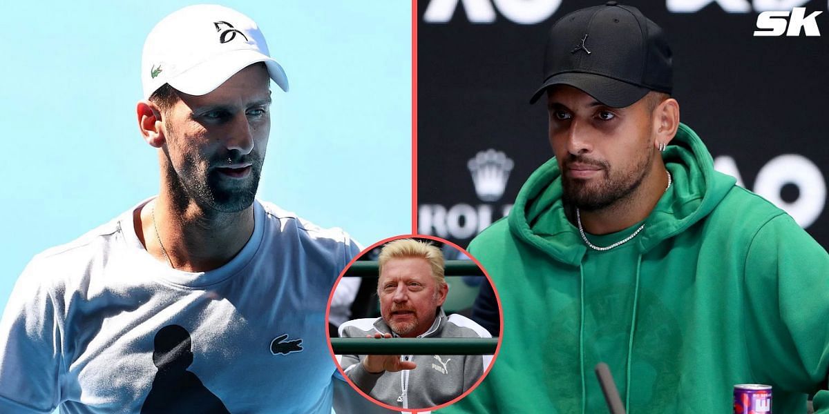 Djokovic Kyrgios Becker