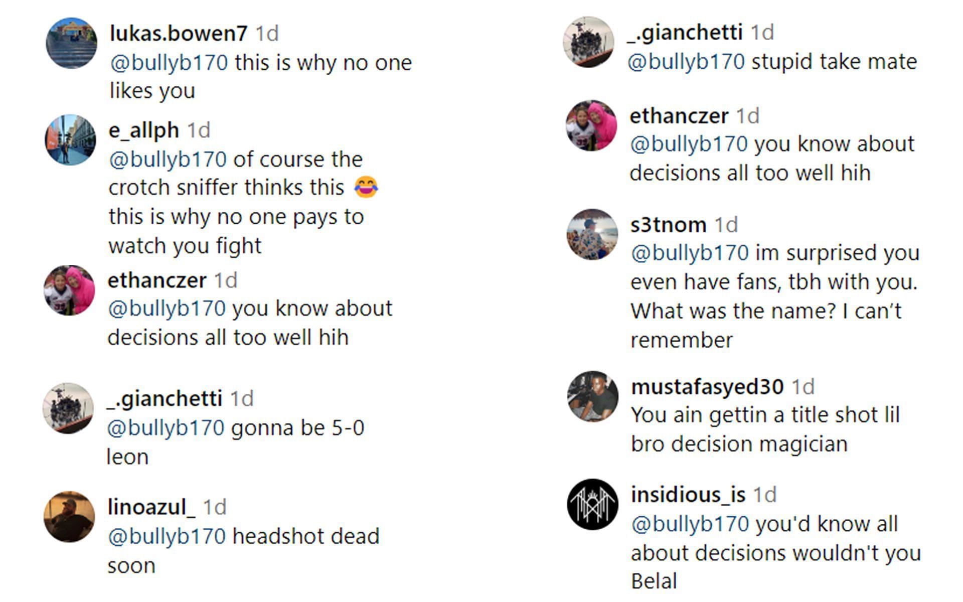 Fan reactions to Muhammad&#039;s comment