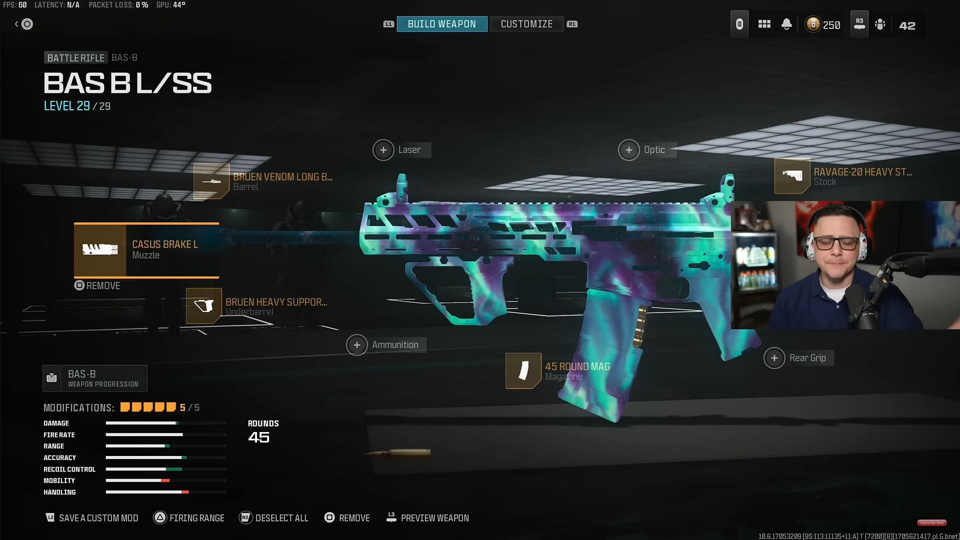 BAS-B loadout (Image via Activision and YouTube/JGOD)