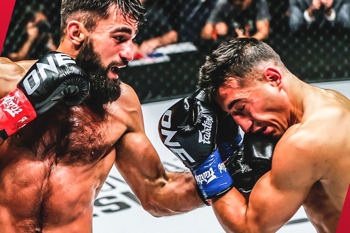 Marat Grigorian fighting Tayfun Ozcan | Image credit: ONE Championship