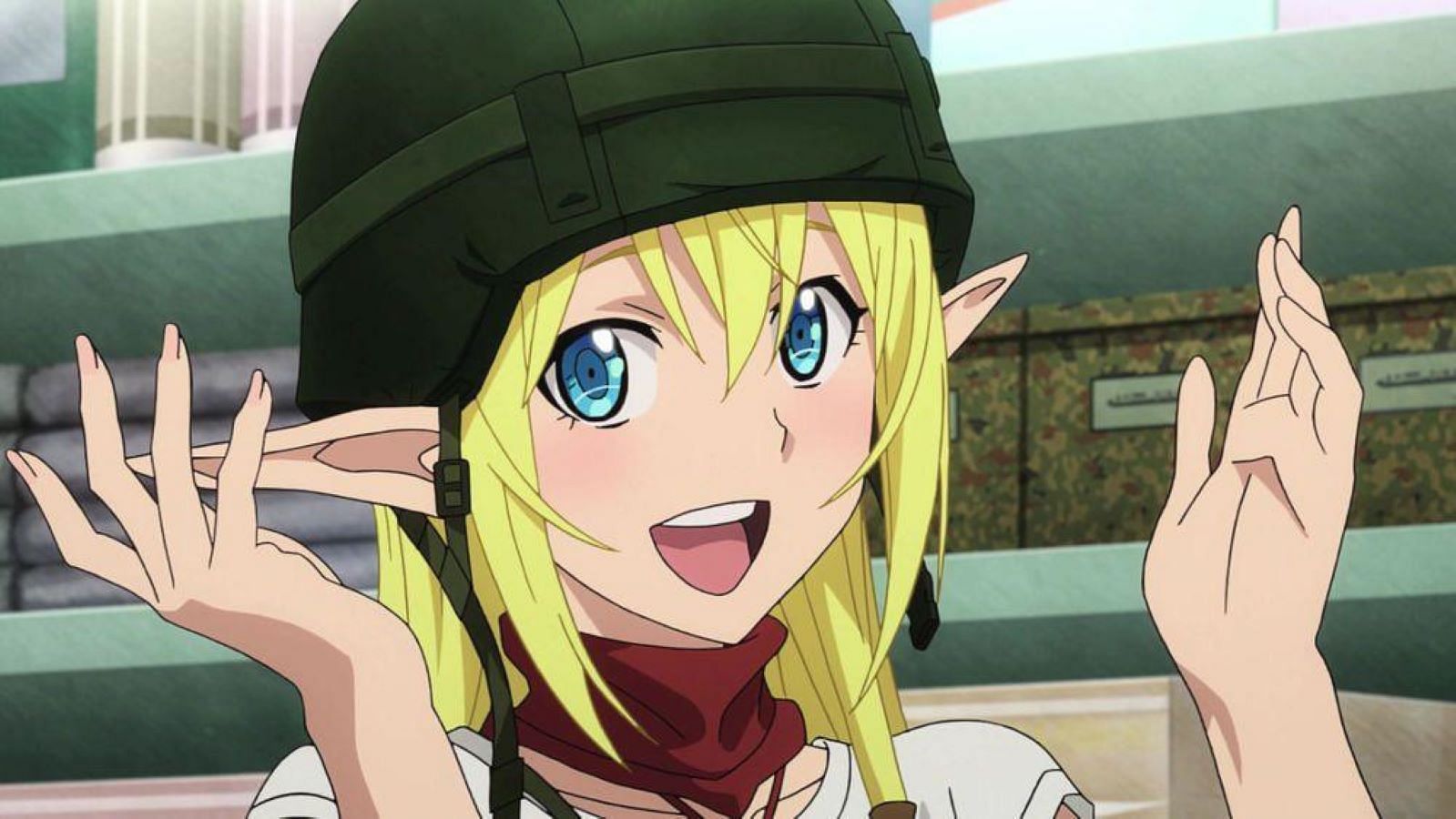 Tuka Luna Marceau as seen in the Gate anime series (Image via A-1 Pictures)