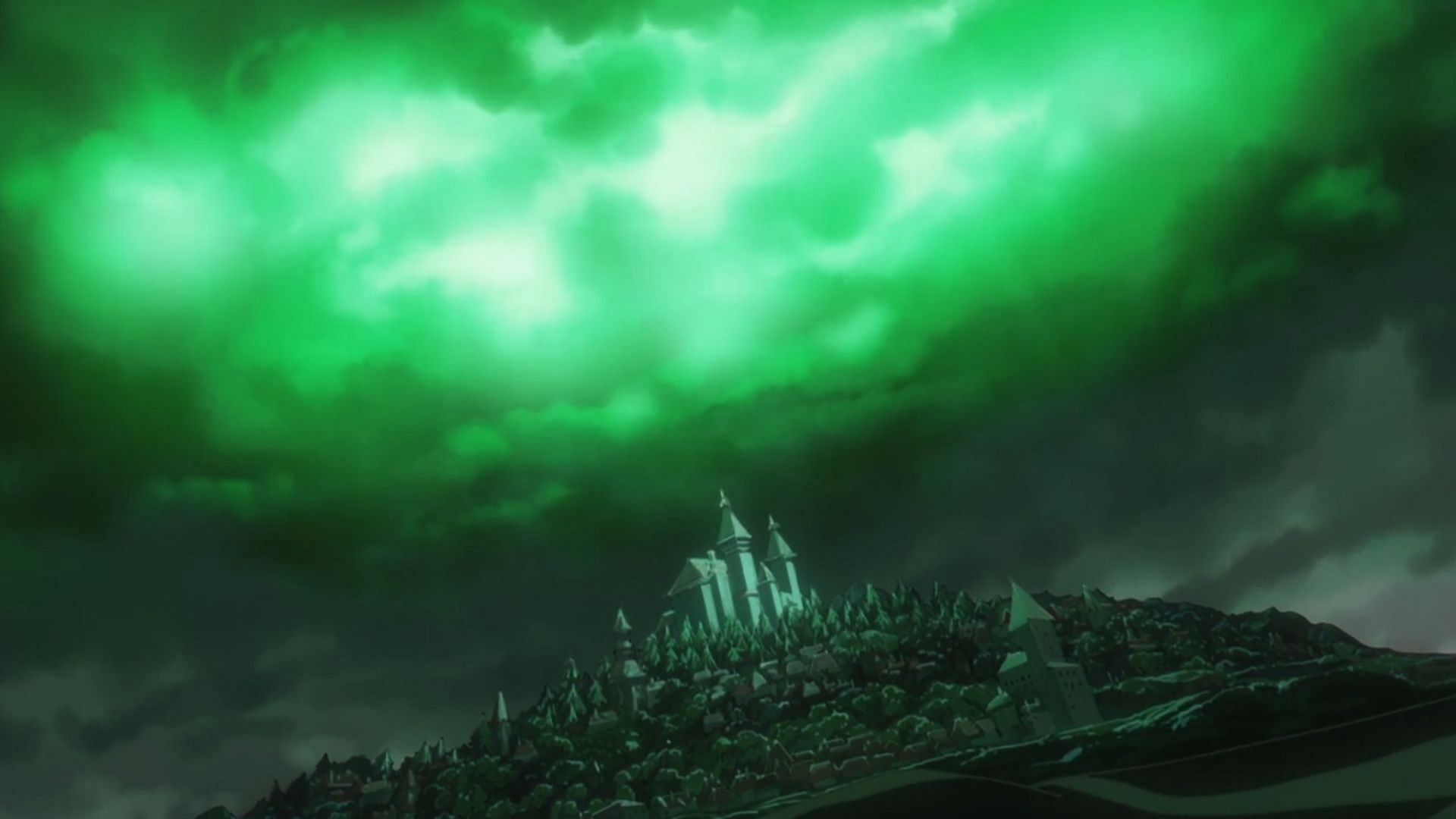 Kingdom of Lulusia under attack as seen in One Piece episode 1089 (Image via Toei Animation)