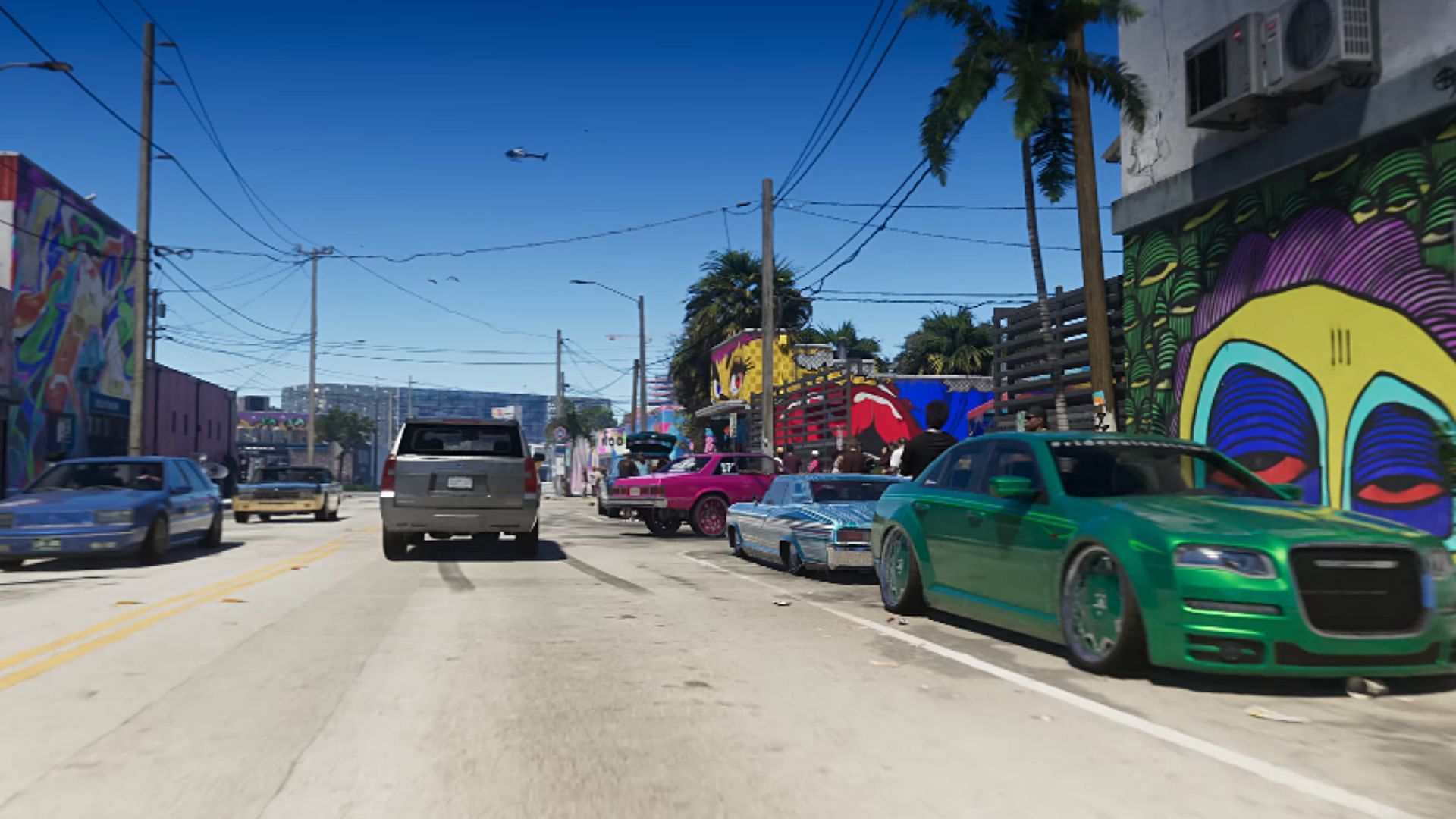 One of Vice City&#039;s neighborhoods was likely inspired by Wynwood (Image via Rockstar Games)