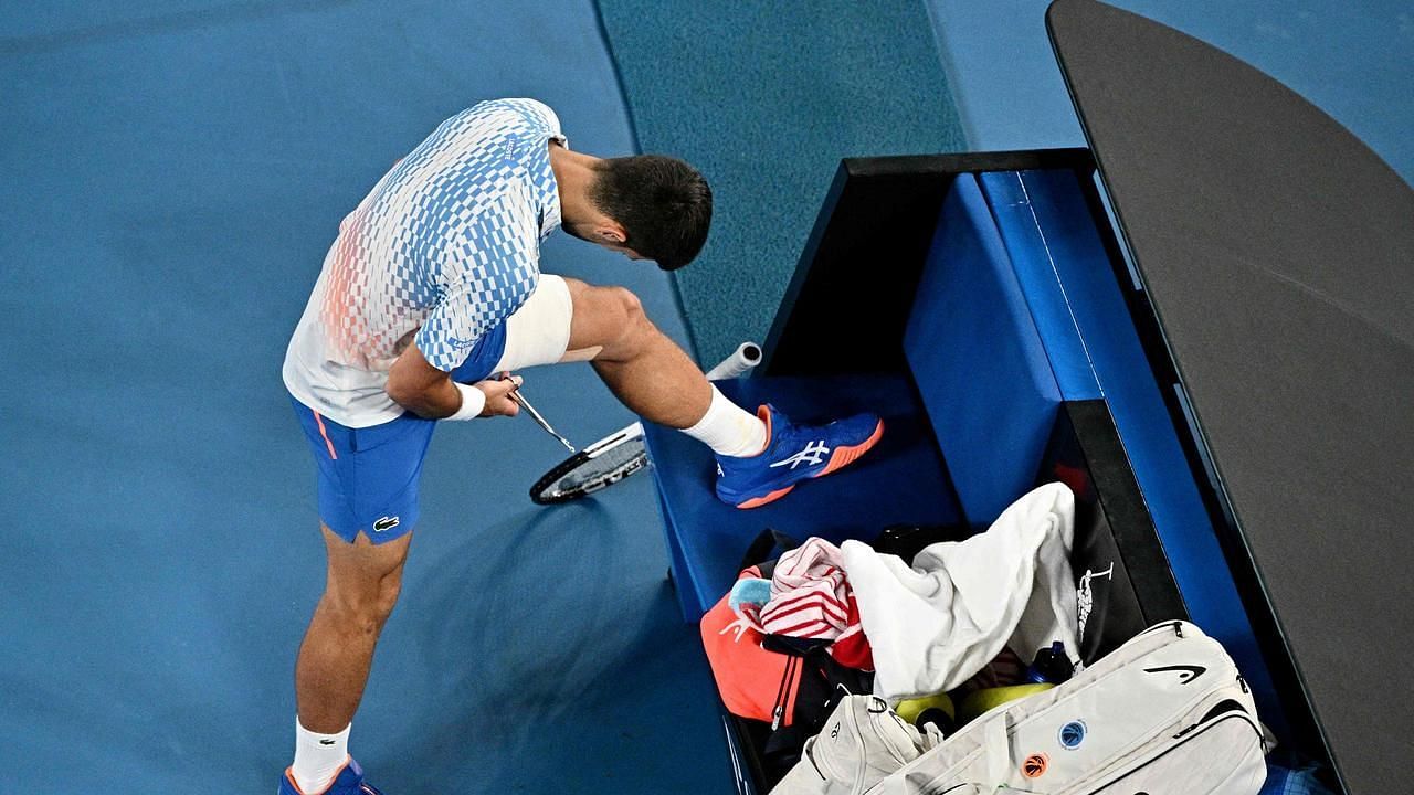 The 24-time Major winner struggled with his left hamstring during the 2023 Australian Open