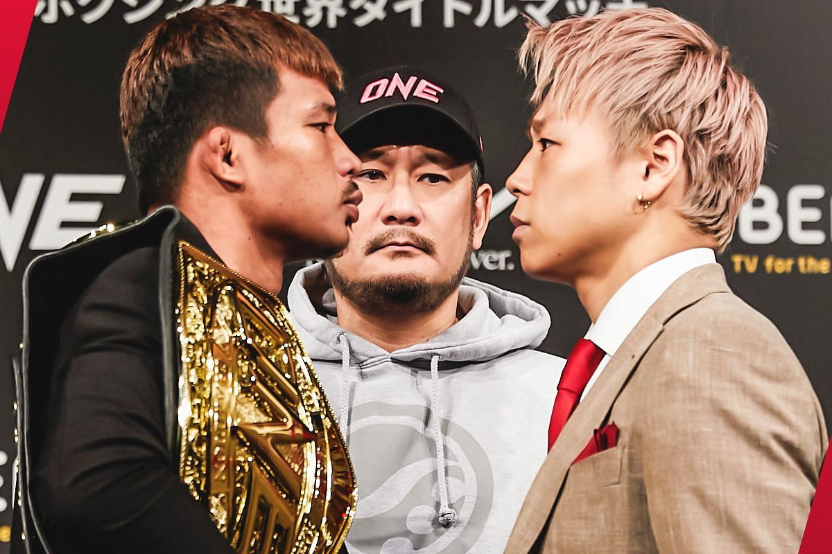 Superlek (Left) faces Takeru (Right) at ONE 165