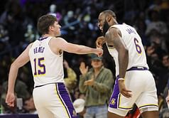 "Love being on the floor with him": LeBron James subtly hints disapproval of Austin Reaves' low usage by Darvin Ham