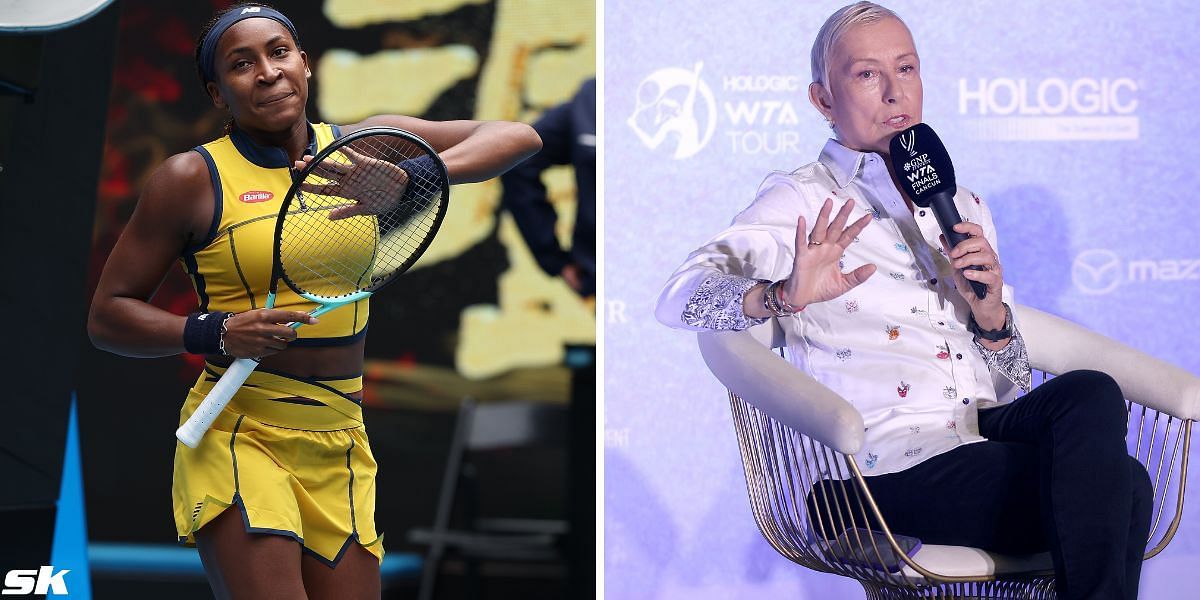 Martina Navratilova has hailed Coco Gauff for her impressive performances at the 2024 Australian Open.