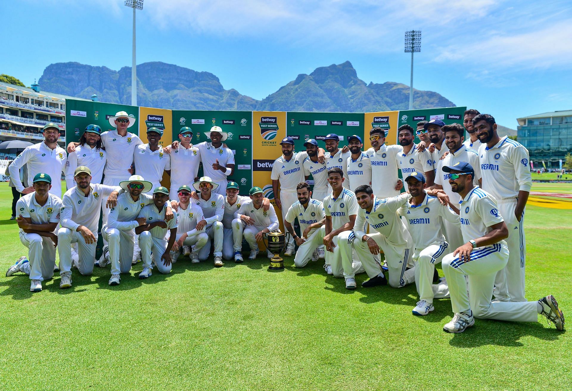 South Africa and India squads after 2nd Test