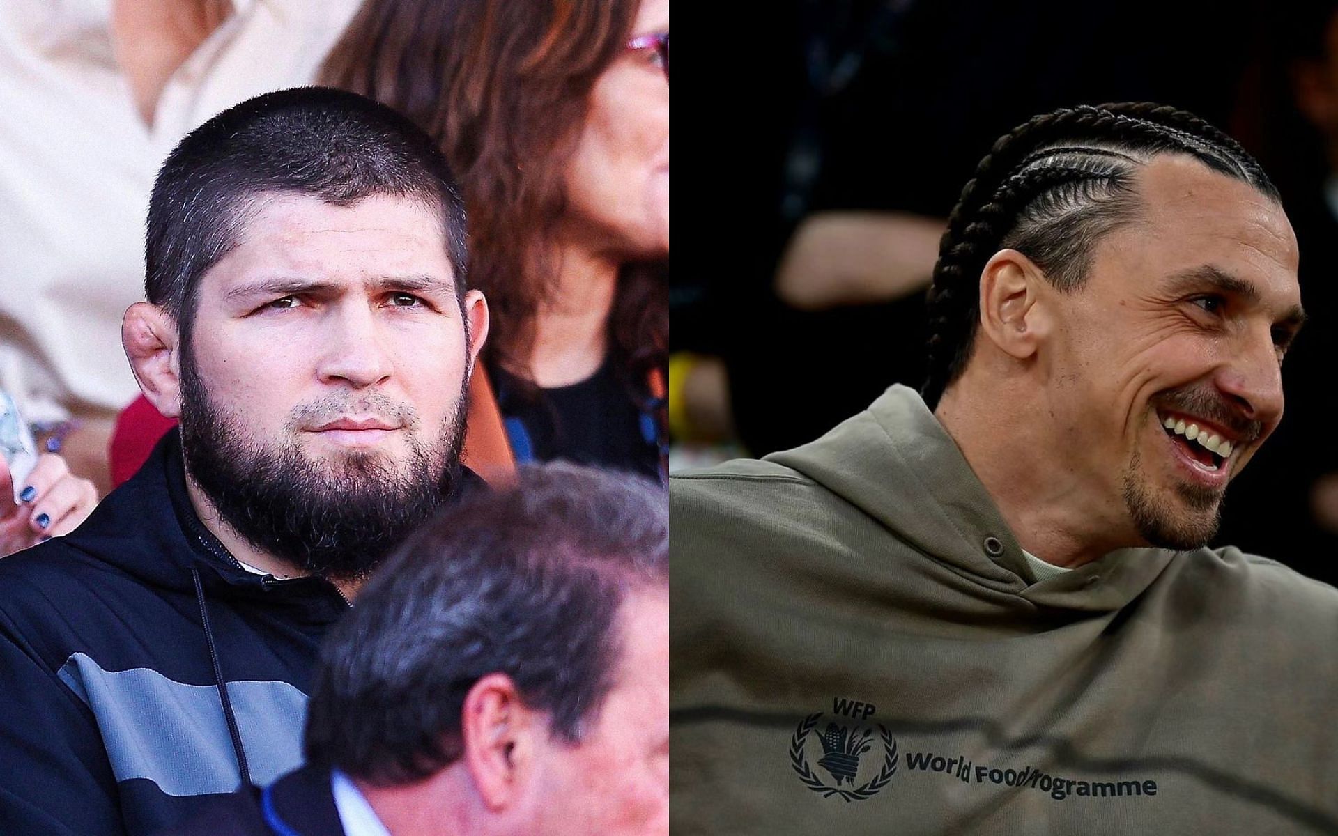Khabib Nurmagomedov (left), Zlatan Ibrahimović (right) [Images Via: @khabib_nurmagomedov, @iamzlatanibrahimovic on Instagram]