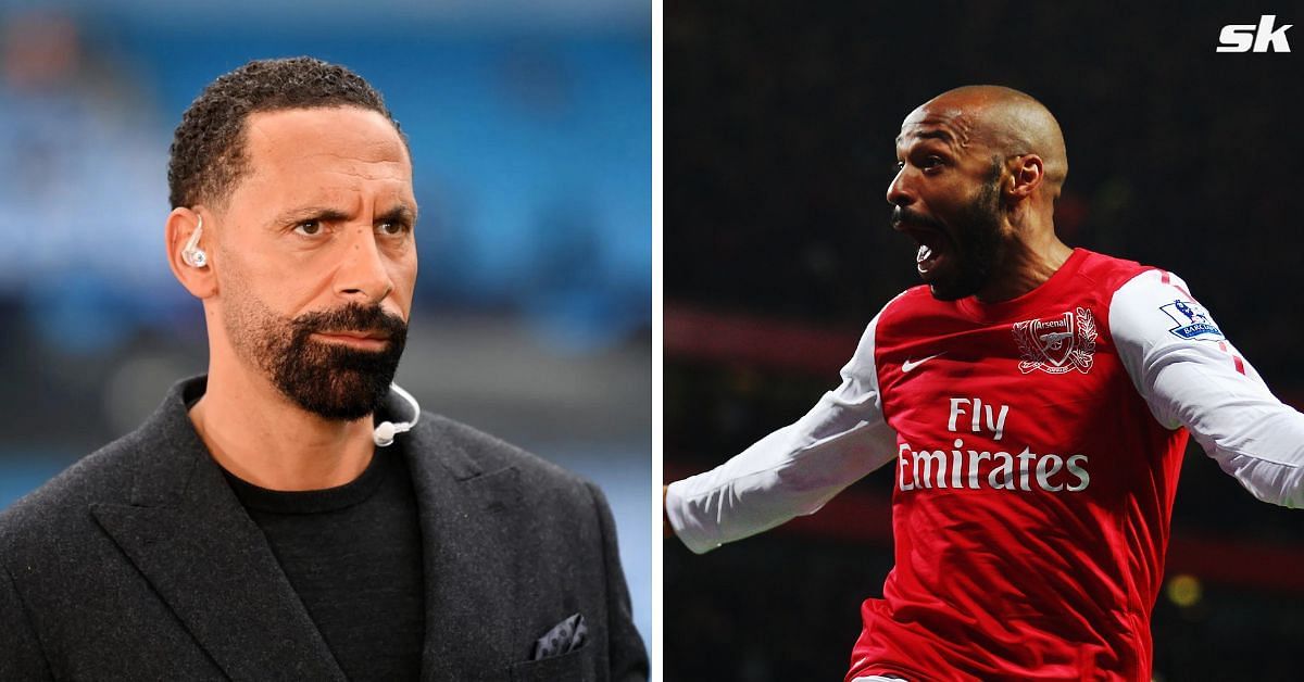 Rio Ferdinand (left) and Thierry Henry
