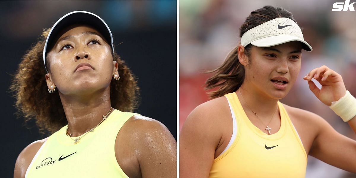 Naomi Osaka (L), Emma Raducanu (R)