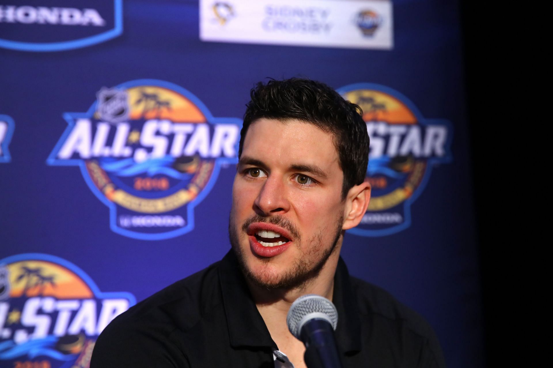 Sidney Crosby at the 2018 All-Star Game