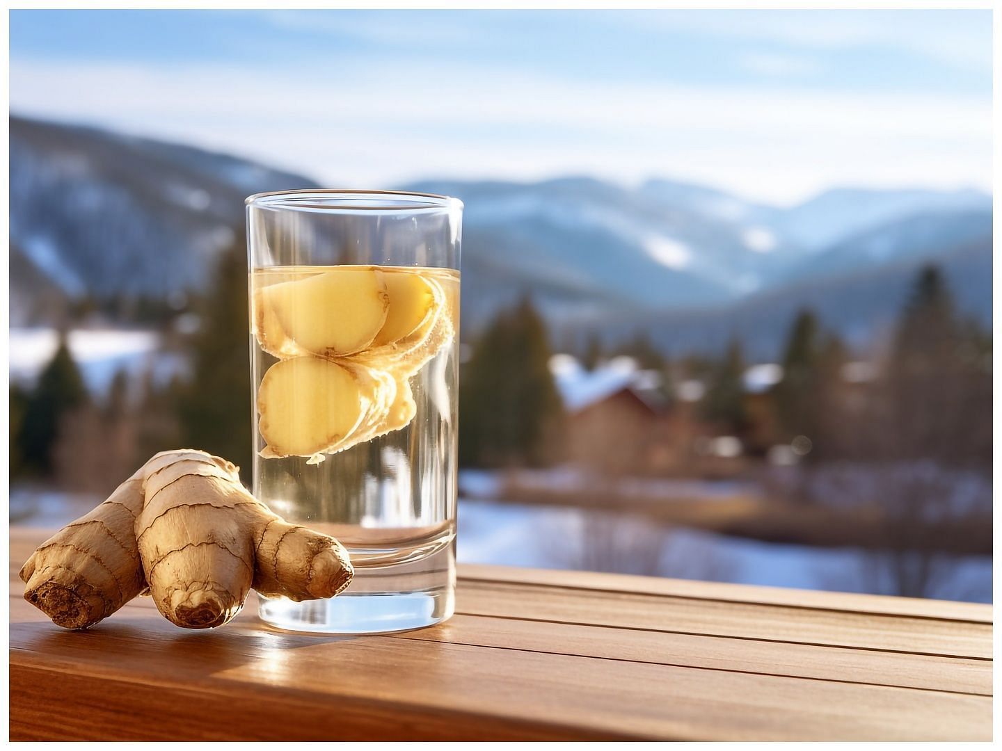 Ginger water improves blood circulation (Image via Vecteezy)