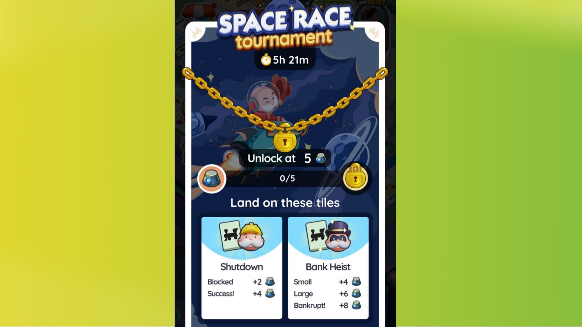 Space Race tournament scoring system (Image via Scopely)