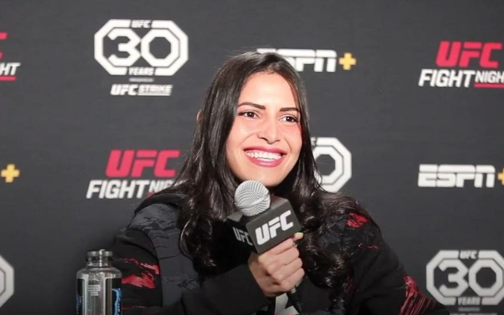 UFC straw weight Polyana Viana. [via YouTube FanSided MMA]