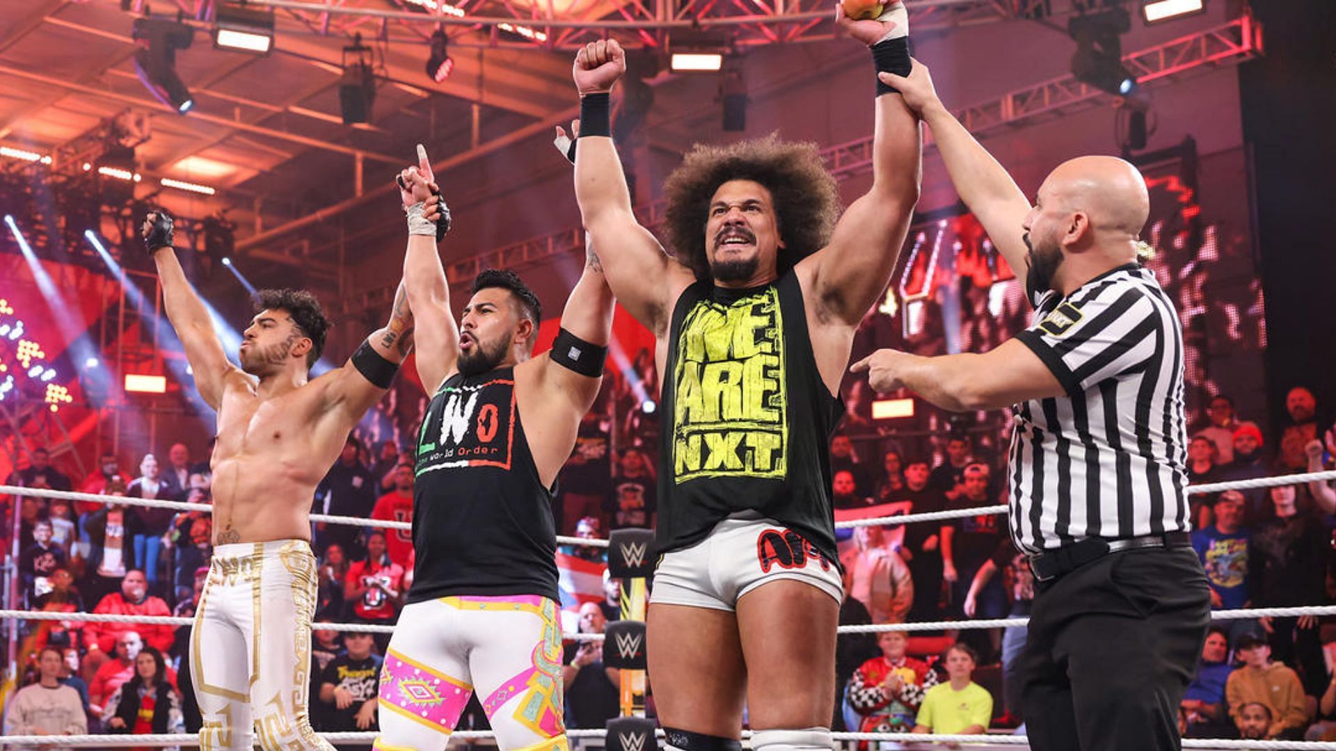 Carlito and LWO at NXT New Year