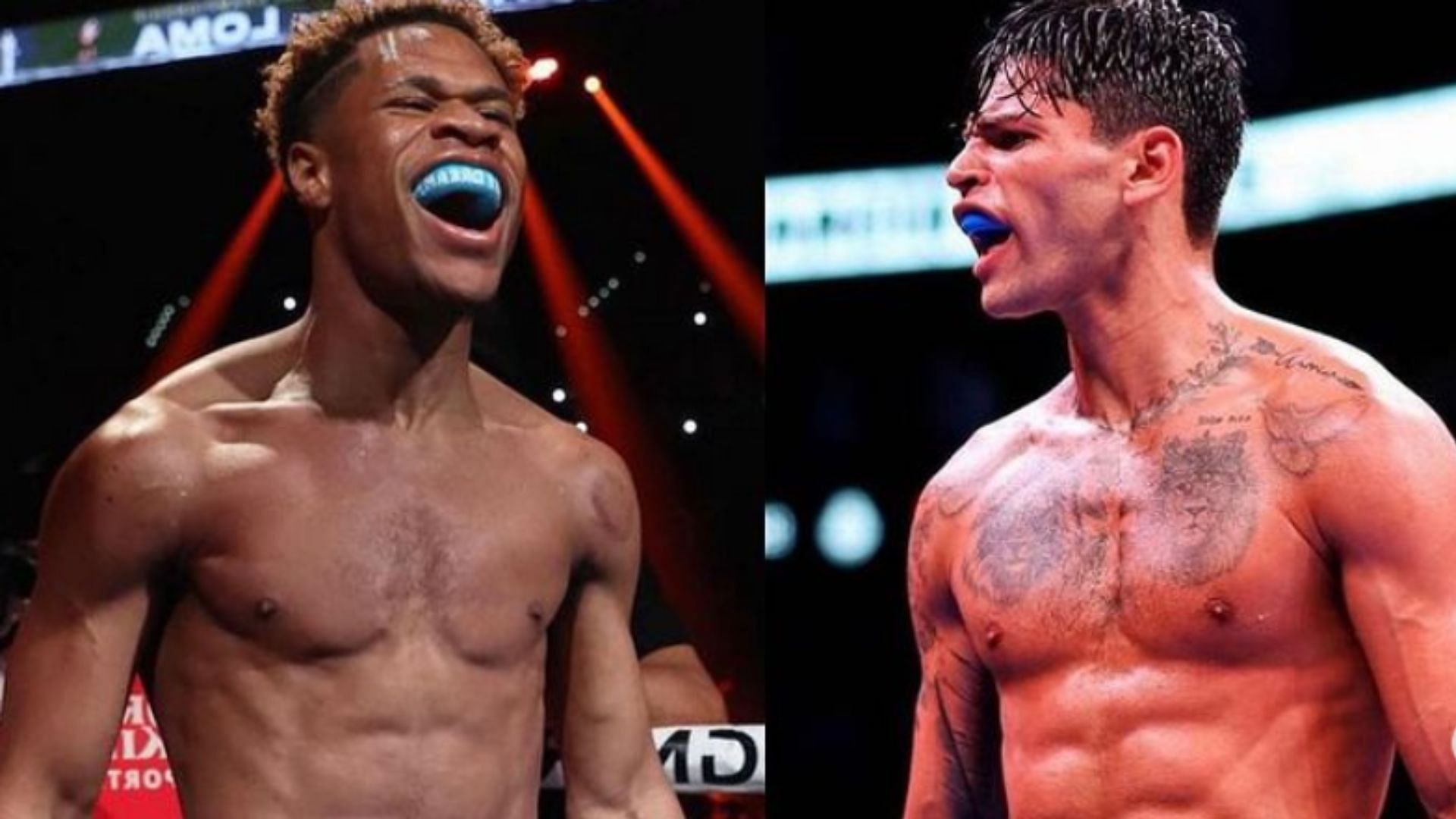 Fans react to Devin Haney (left) vs. Ryan Garcia (right) being in the works [Image courtesy of @kingryan on Instagram]