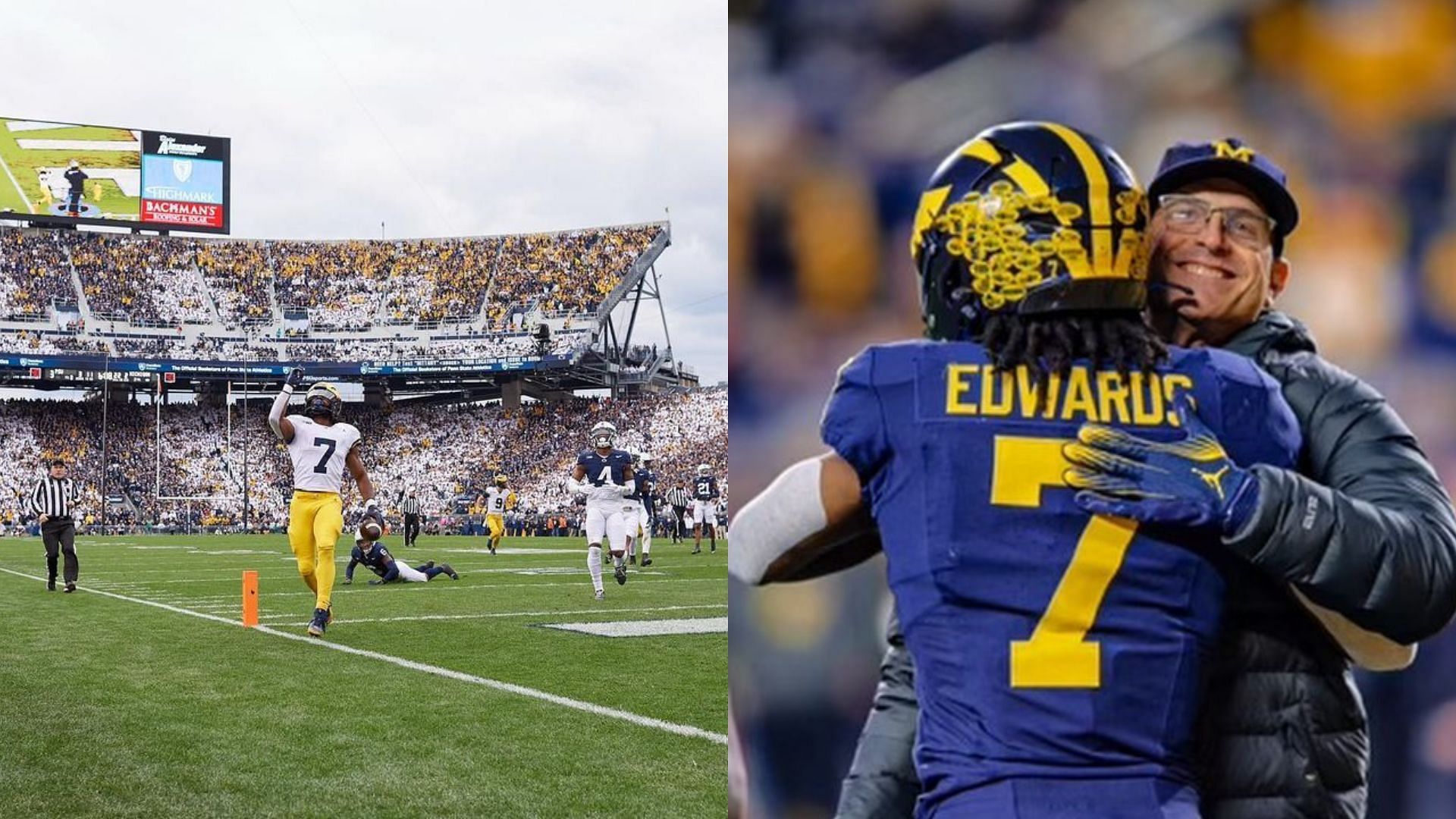 Donovan Edwards helped Michigan get ahead early in the Natty