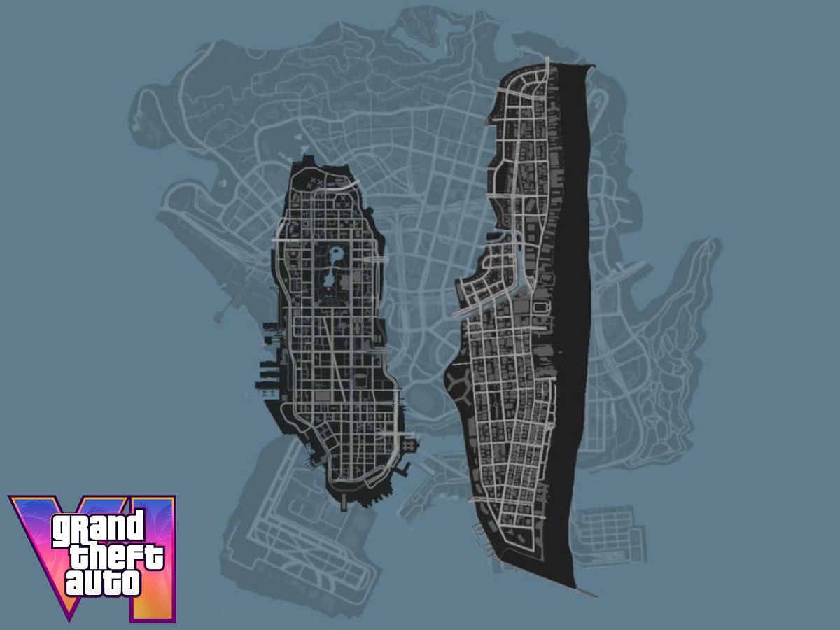 The GTA 6 map is believed to be bigger than other Rockstar Games maps (Image via X/GameRollGTA)