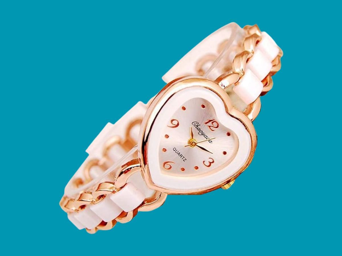 The ZIMI elegant heart watch is an elegant option under affordable watches to buy for Valentine Day (Image via Amazon)