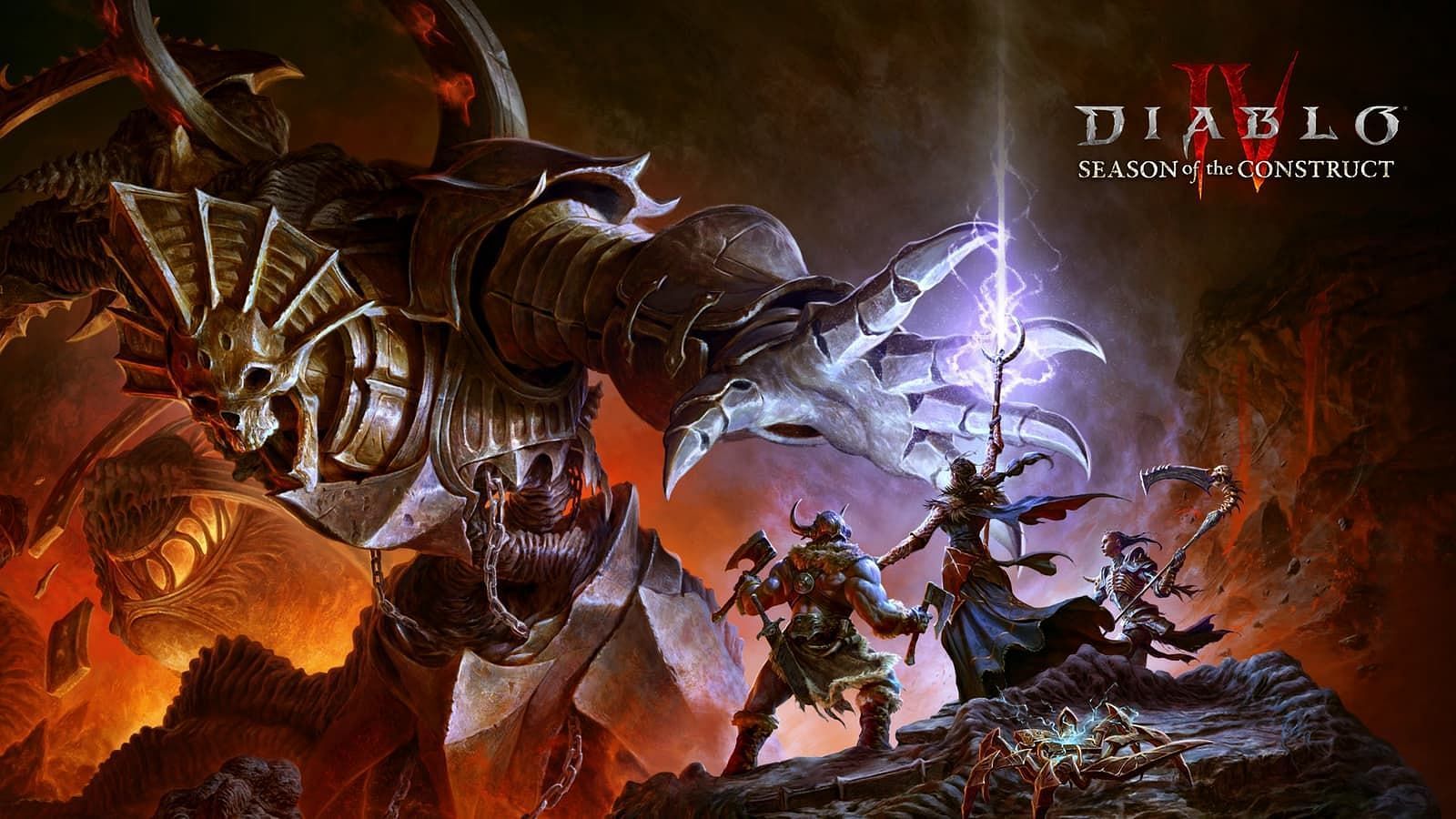 Diablo 4 patch 1.3.0 season of the construct key art