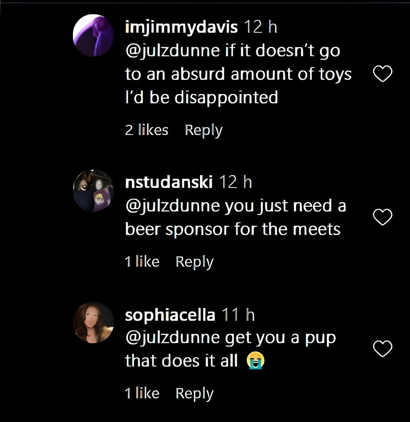 Julz Dunne sparks reactions on Olivia&#039;s puppy&#039;s IG