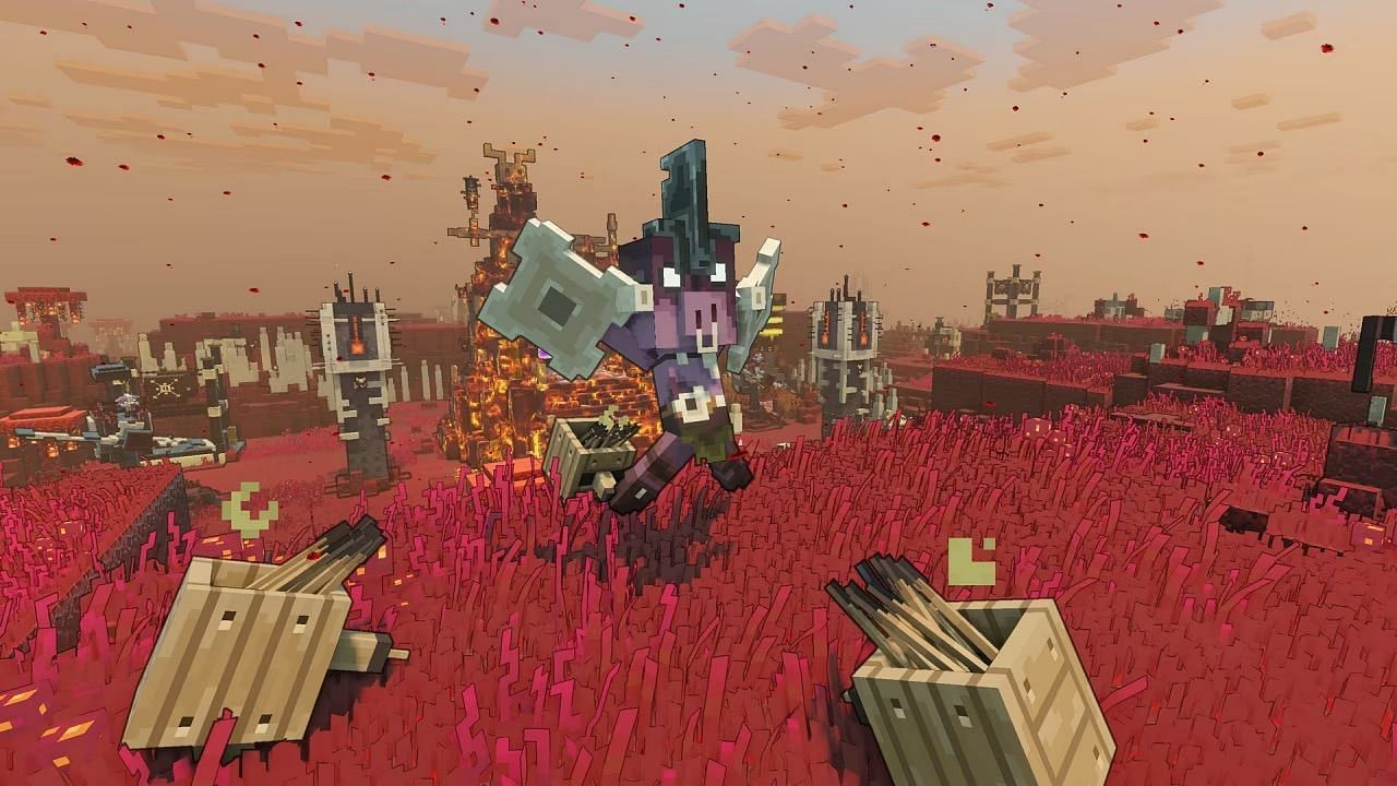 The combat and missions in Minecraft Legends (Image via Mojang Studios)