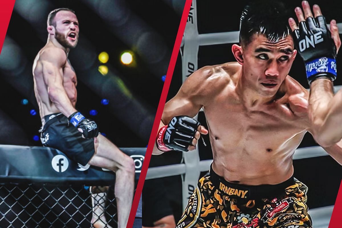 Jarred Brooks (Left) faces Joshua Pacio (Right) in a rematch at ONE 166