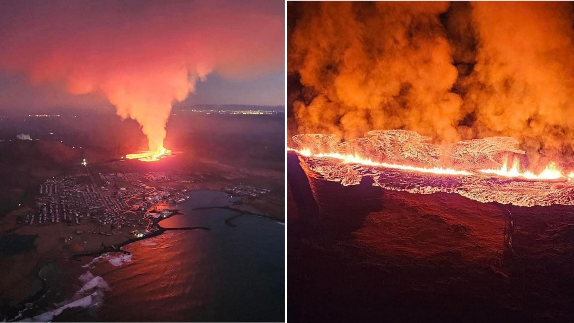 Residents were safely evacuated (Image via Facebook / Snorri Thor Photography / Geology in a Jiffy)