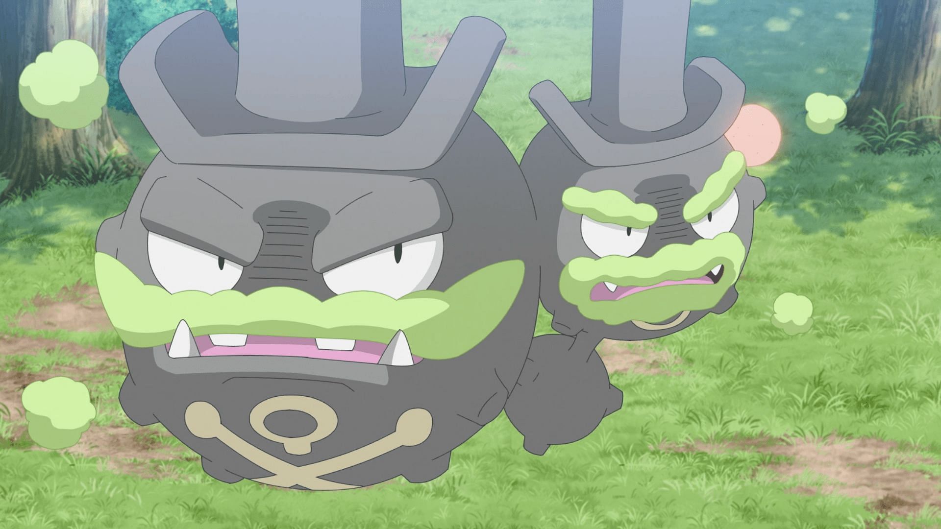 Galarian Weezing&#039;s options are limited in GO PvE (Image via The Pokemon Company)