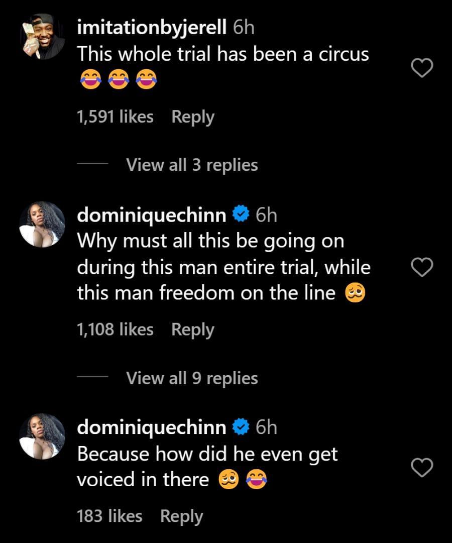 Netizens were stunned by the unpredictable nature of the trial (Image via Instagram/@theshaderoom)