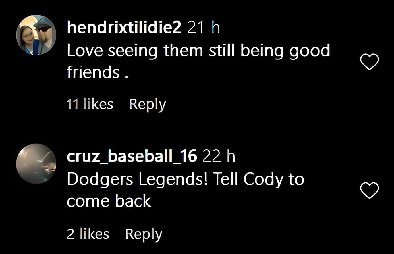 Fans react to Bellinger&#039;s picturesque reunion with former teammates