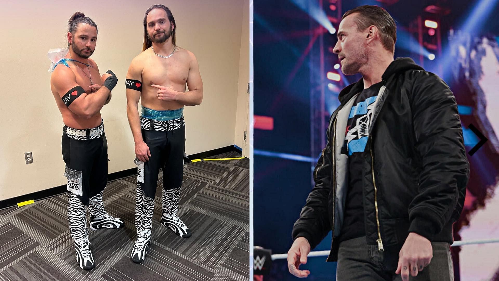 The Young Bucks and CM Punk were not on good terms in AEW [Images Courtesy of the Young Bucks Twitter account and WWE