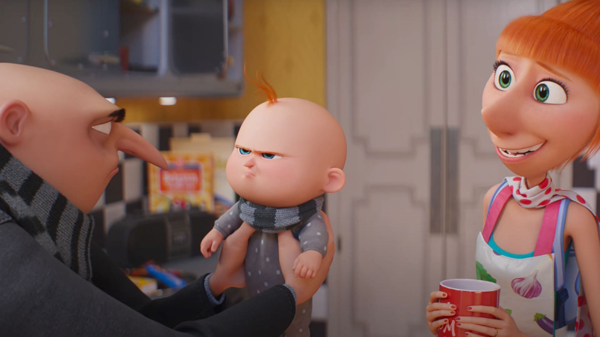 Gru&#039;s son is the newly introduced member of the family (Image via Illumination)