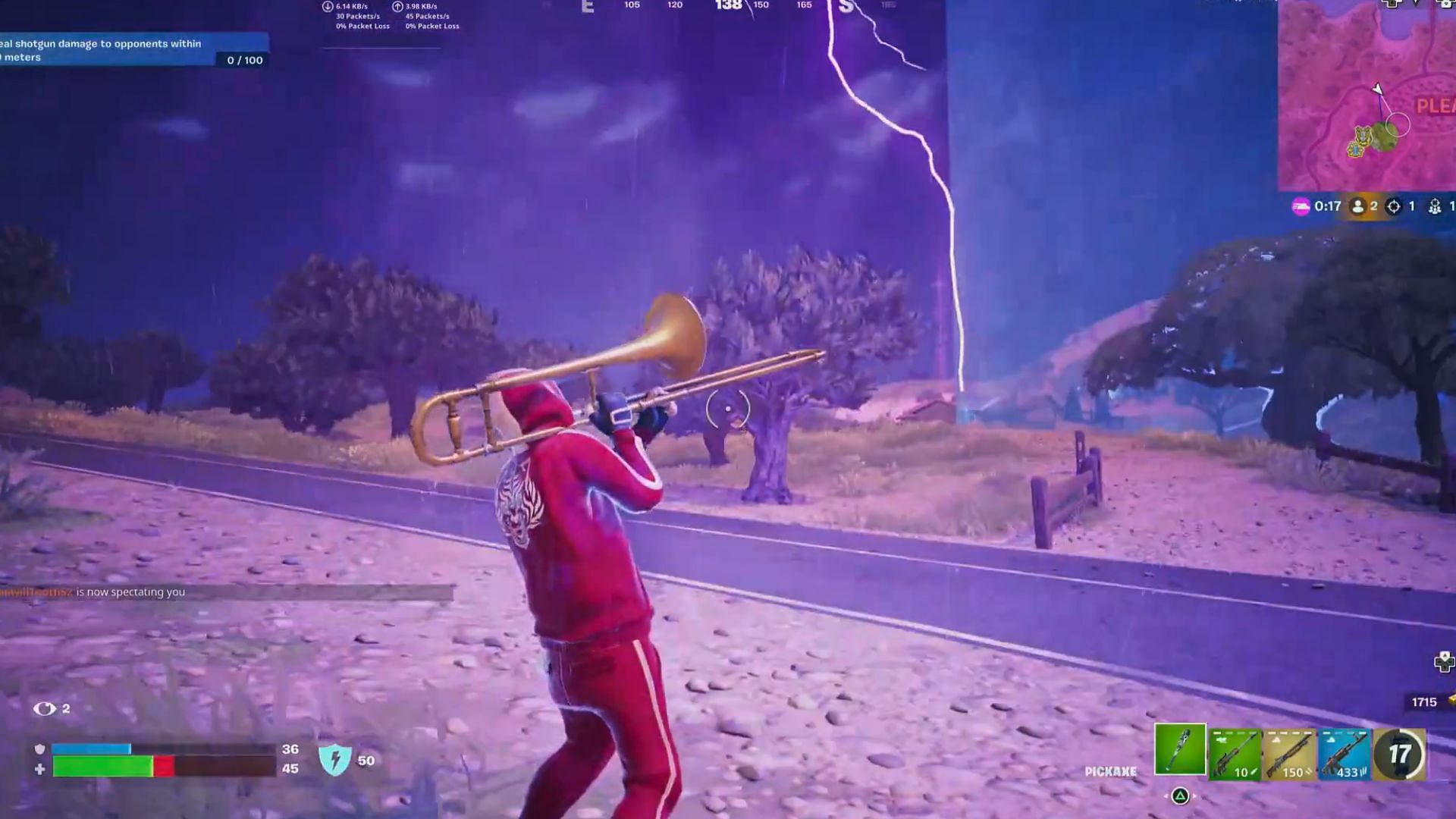 Fortnite player accidentally shockwaves themselves into the Storm, takes the loss gracefully