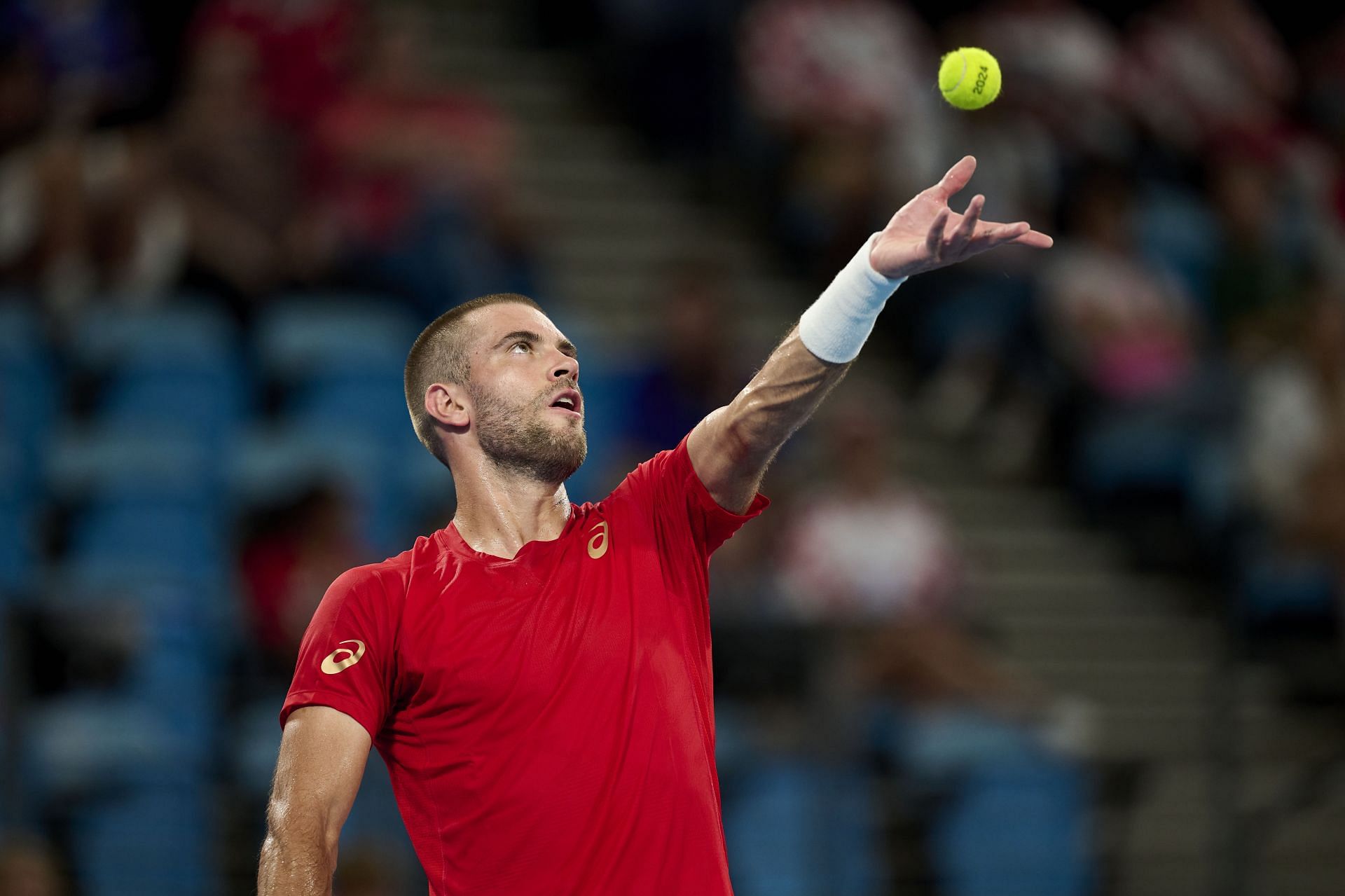 Borna Coric at the 2024 United Cup in Sydney, Australia - Getty Images