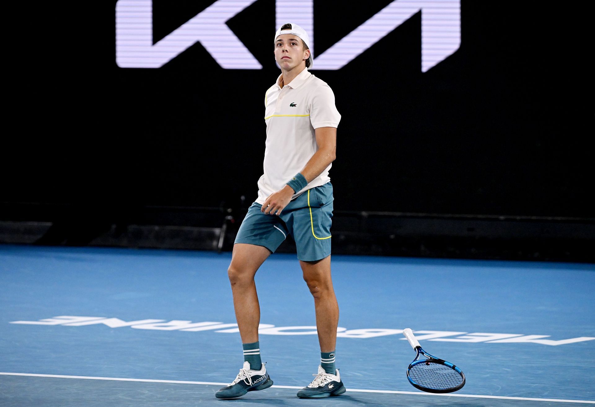 Arthur Cazaux at the 2024 Australian Open.