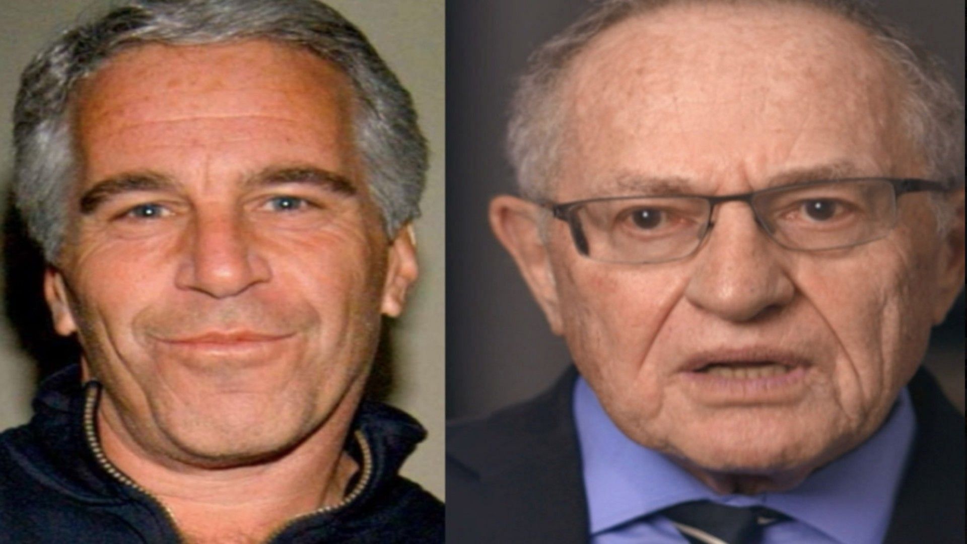 Jeffery Epstein and Alan Dershowitz (Image via Mary L Trump/X)