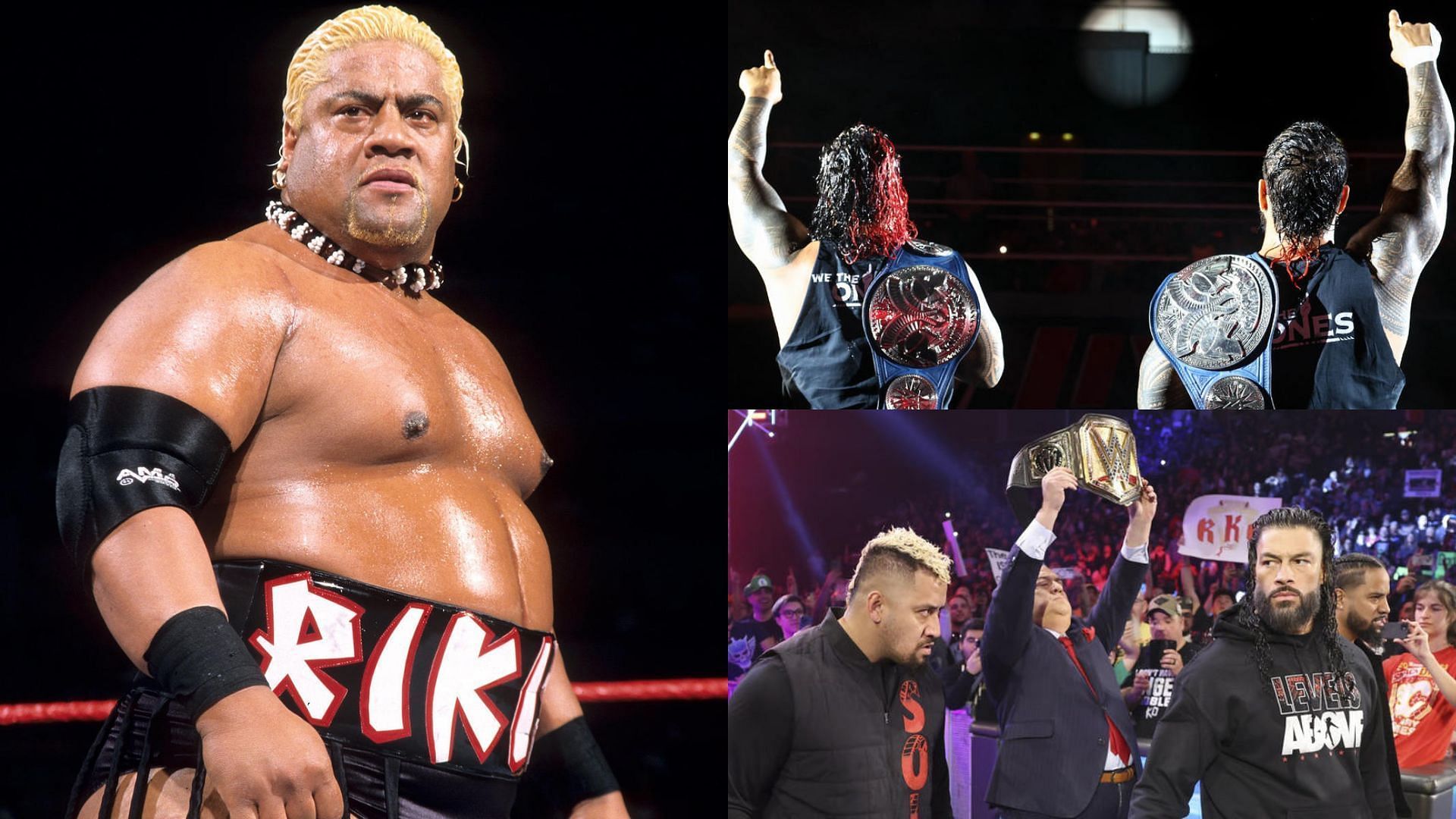 Solo Sikoa, Jimmy, and Jey Uso are sons of Rikishi