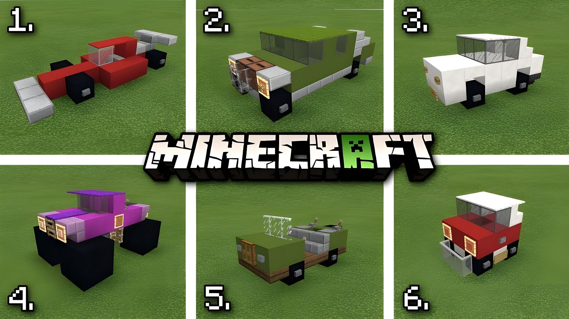 Minecraft car builds are spectacular (Image via Youtube/Skippy 6 Gaming