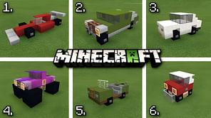 7 best Minecraft car builds